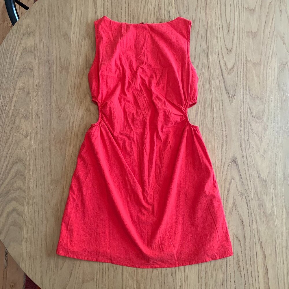 NWOT Abercrombie and Fitch Stretch Cotton Cutout Mini Dress